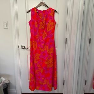 Vintage Pennys Hawaii neon dress
